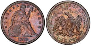 1870-S Seated Liberty Dollar