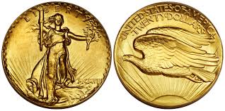 1907 Extremely High Relief Double Eagle