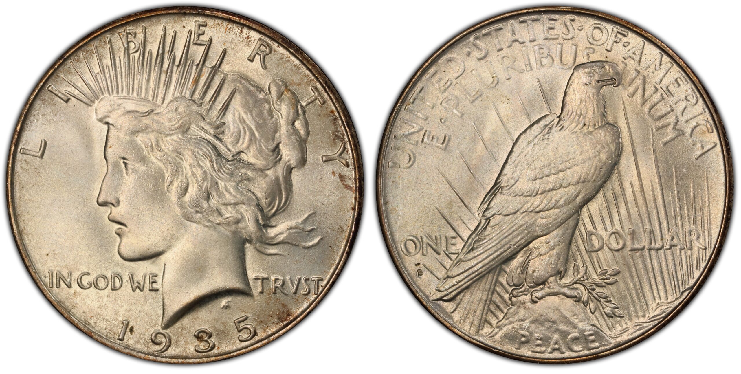 1935-S Peace Dollar (Standard Strike)