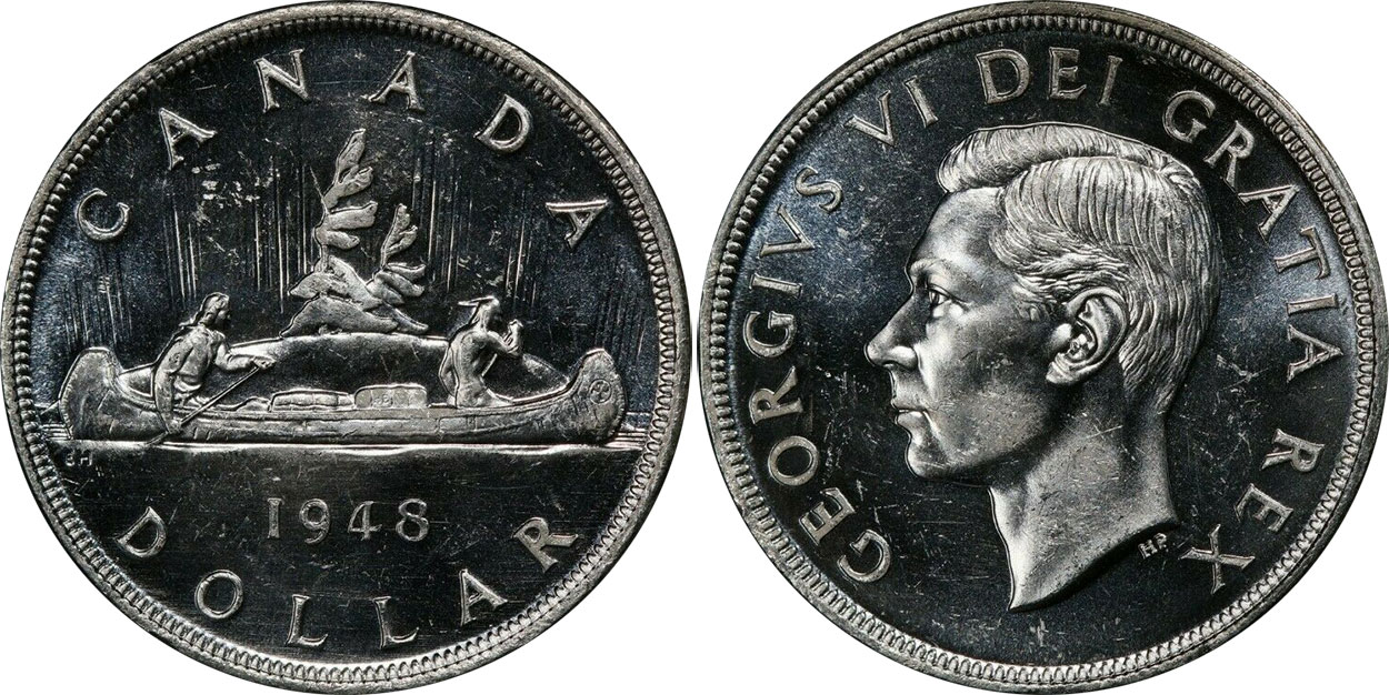 1948 King George VI Dollar