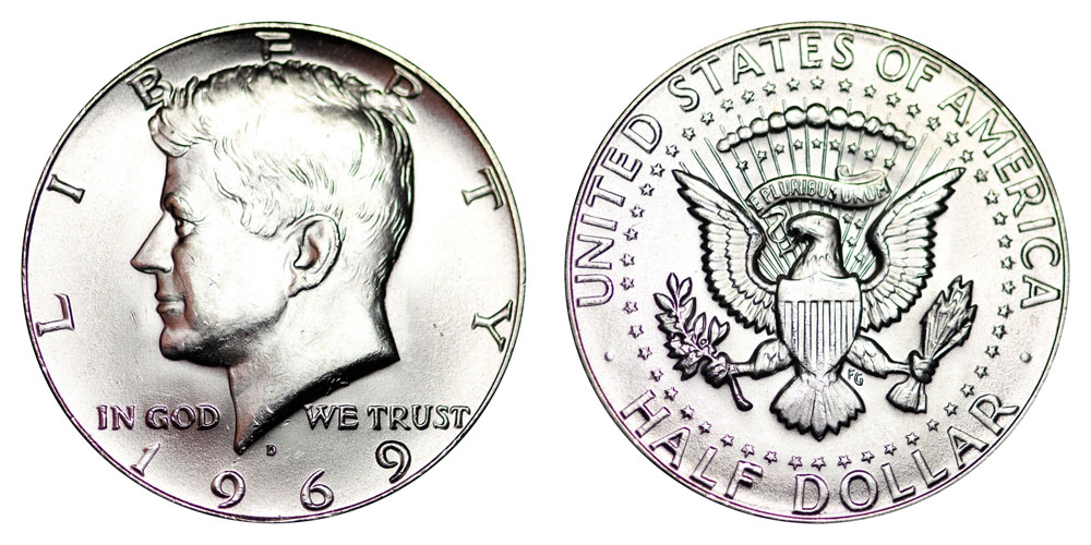 1969-D Kennedy Half Dollar