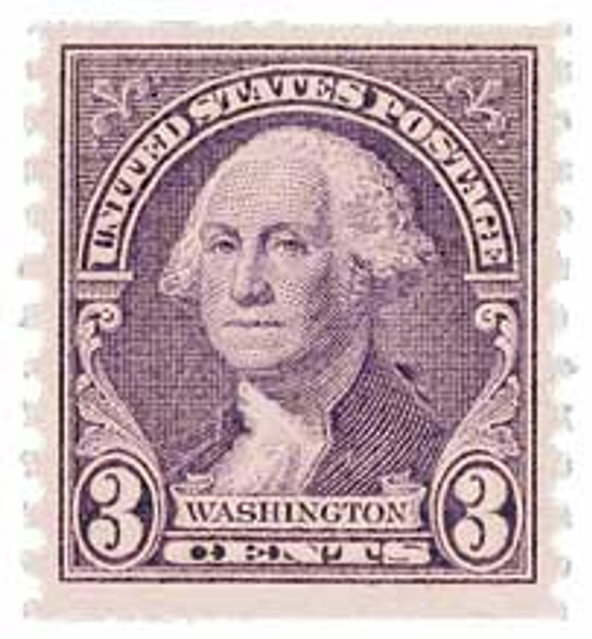 1932 3-Cent Violet George Washington Stamp