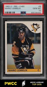 1985 O-Pee-Chee Mario Lemieux Rookie Card s