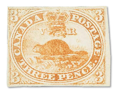 3d Vermillion Stamp