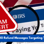 Fake $1,400 Refund Messages Targeting Taxpayers