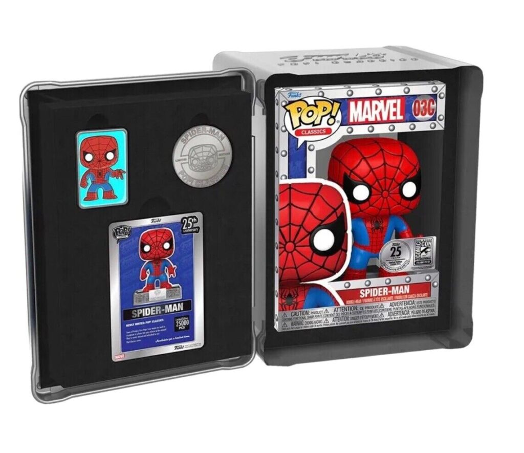 Funko Metallic Spider-Man San Diego Comic-Con Exclusive