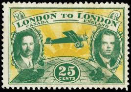 London to London Flight Stamp