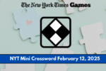 NYT Mini Crossword February 12, 2025