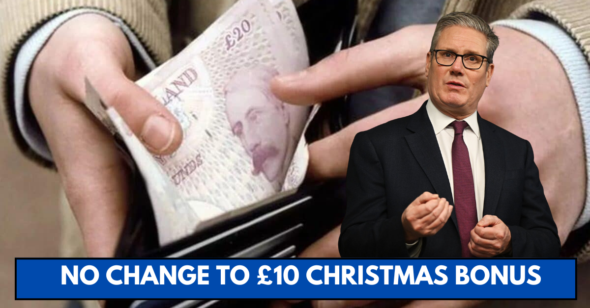 No Change to £10 Christmas Bonus