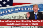 How to Restore Your Disability Benefits: Key Social Security Steps for 2025