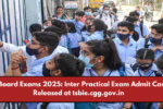 TS Board Exams 2025: Inter Practical Exam Admit Card Released at tsbie.cgg.gov.in