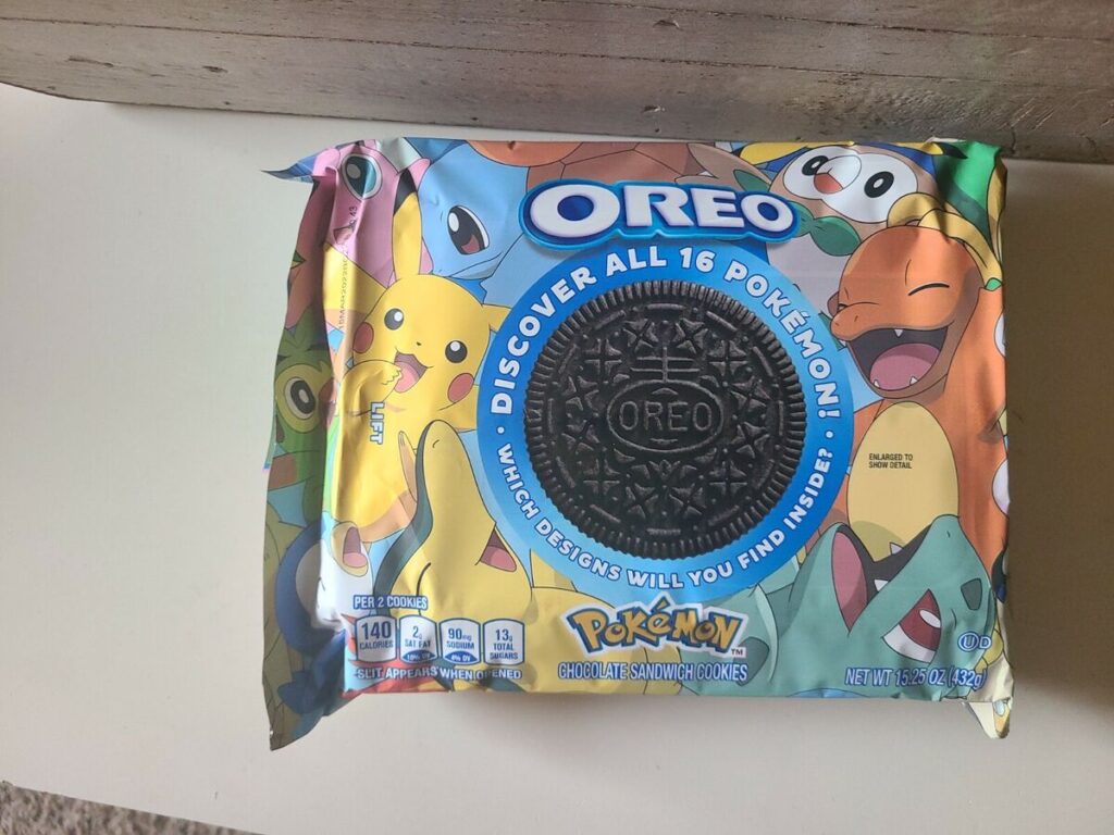 Unopened Pokémon Oreo Packs