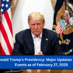 Donald Trump’s Presidency: Major Updates and Key Events as of February 27, 2025