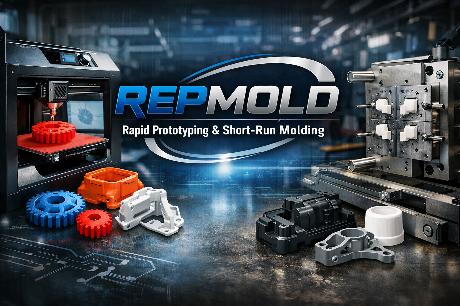 Repmold: Rapid Prototyping & Short-Run Molding