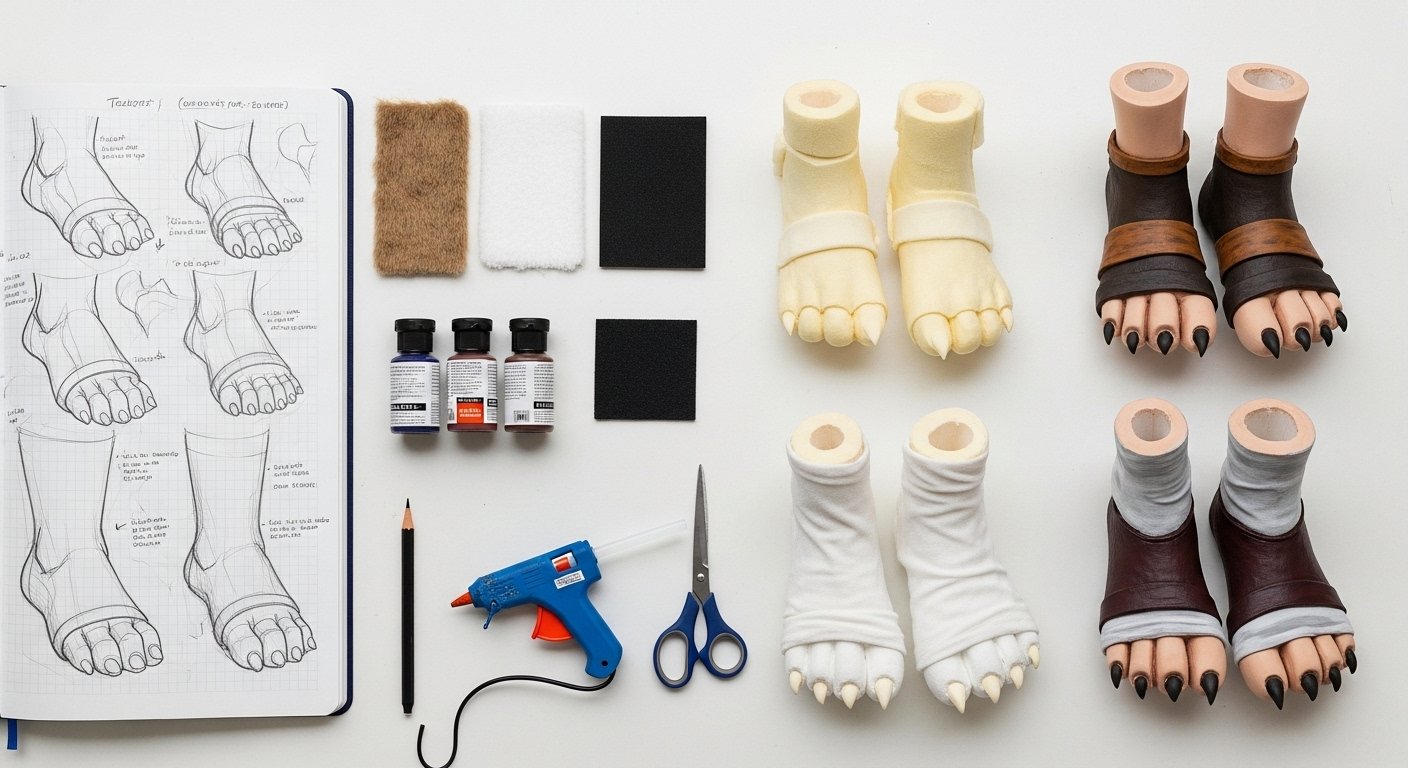 Trevor james copycatcosplay feet: From Concept to Creation
